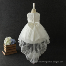 Wedding party occassion lace girl child baby dress model